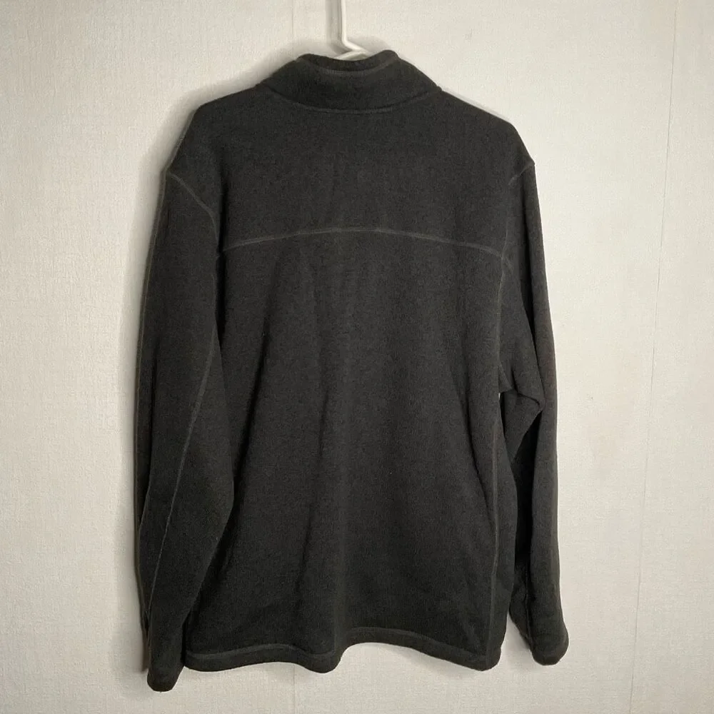 The North Face Men's XXL 1/4 Zip Sherpa‎ Fleece Lined Pullover Gray